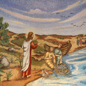 LIENZO CAPILLA PESCADOR DE HOMBRES
