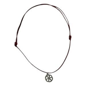 COLLAR ROSETA DE HILO AJUSTABLE